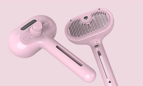 Self-Cleaning Pet Grooming Comb with Mist Humidifier