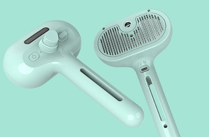 Self-Cleaning Pet Grooming Comb with Mist Humidifier