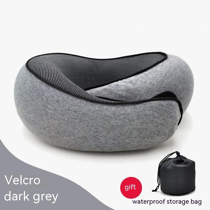 Travel Neck Pillow – Memory Foam U-Shaped Airplane Cushion