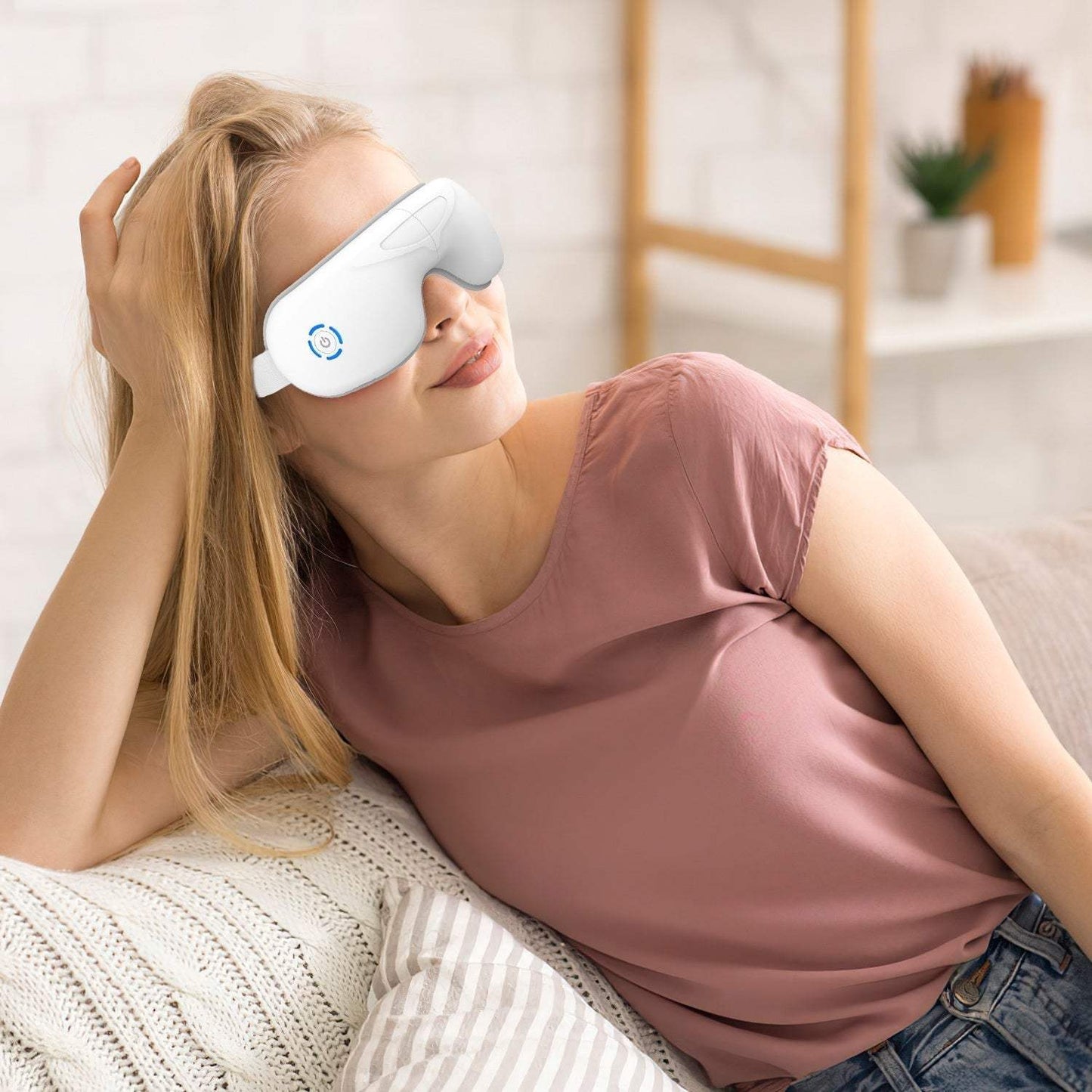 1Pc Eye Massager with Heat, Music & Vibration