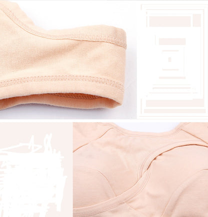 Cotton Anti-Expansion, Anti-Sag Support Bra