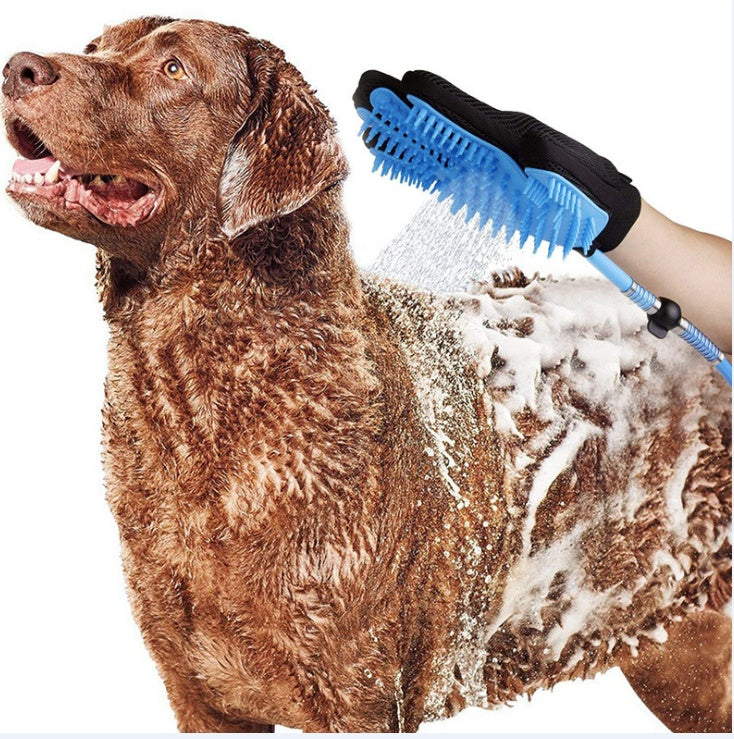 Handheld Pet Shower Sprayer & Bathing Glove