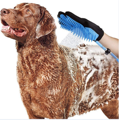 Handheld Pet Shower Sprayer & Bathing Glove