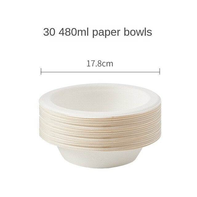 Eco-Friendly Cat & Dog Disposable Bowl Set with Holder