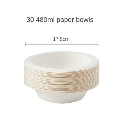 Eco-Friendly Cat & Dog Disposable Bowl Set with Holder