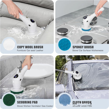 8-in-1 Electric Cleaning Brush