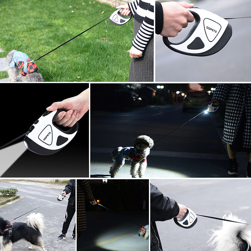 Automatic Retractable LED Dog Leash
