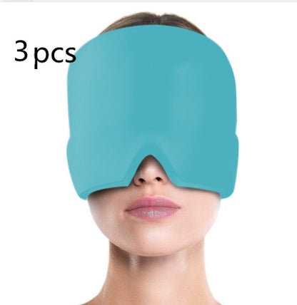 Ice Compress Headache Eye Mask Hat