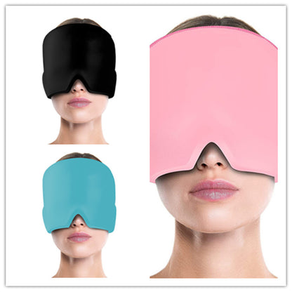 Ice Compress Headache Eye Mask Hat