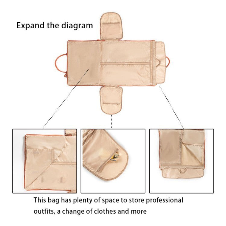 Foldable PU Leather Travel Duffel
