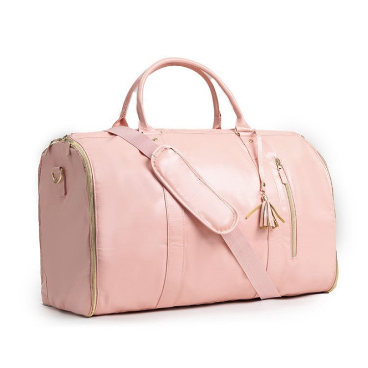 Foldable PU Leather Travel Duffel
