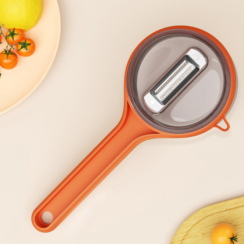 Kitchen Multi-Functional Peeler with Bucket Storage