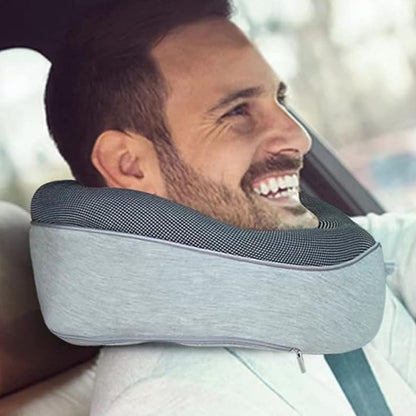 Travel Neck Pillow – Memory Foam U-Shaped Airplane Cushion