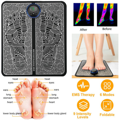 Electric Foot Stimulator Massage Pad