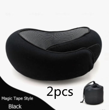 Travel Neck Pillow – Memory Foam U-Shaped Airplane Cushion