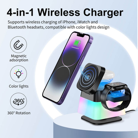 4 in 1 magnetic wireless charger