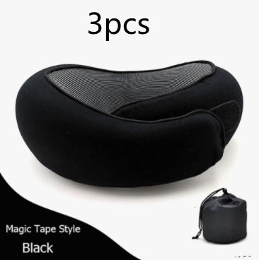 Travel Neck Pillow – Memory Foam U-Shaped Airplane Cushion