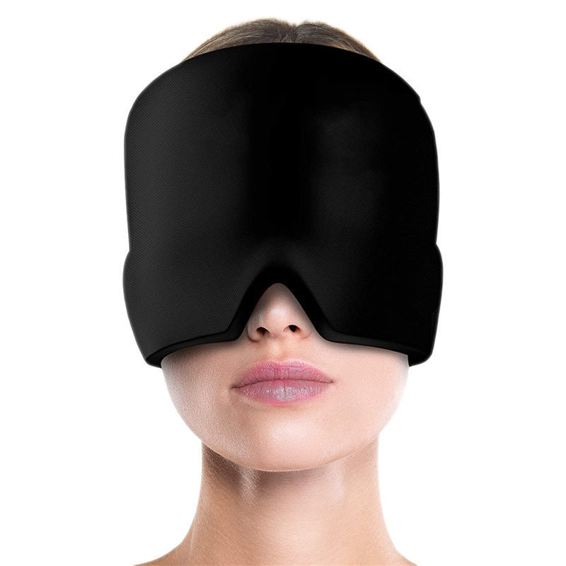 Ice Compress Headache Eye Mask Hat