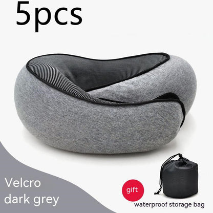Travel Neck Pillow – Memory Foam U-Shaped Airplane Cushion