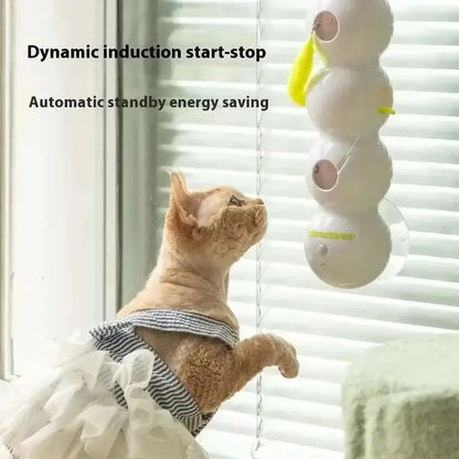 Smart cat teaser toy automatic swing mechanism