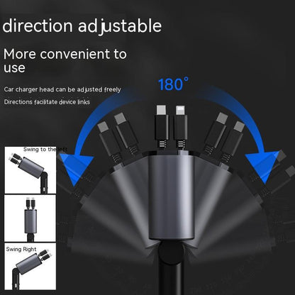 Super Fast USB & Type-C Adapter for Car Cigarette Lighter