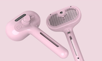 Self-Cleaning Pet Grooming Comb with Mist Humidifier